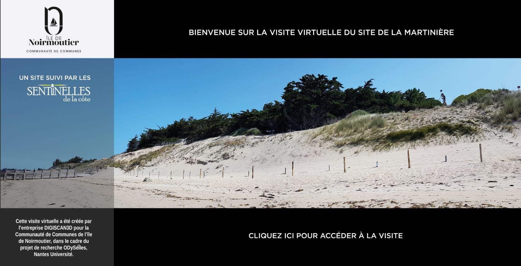 Noirmoutier : Création d'une visite virtuelle du Site de la Martinière