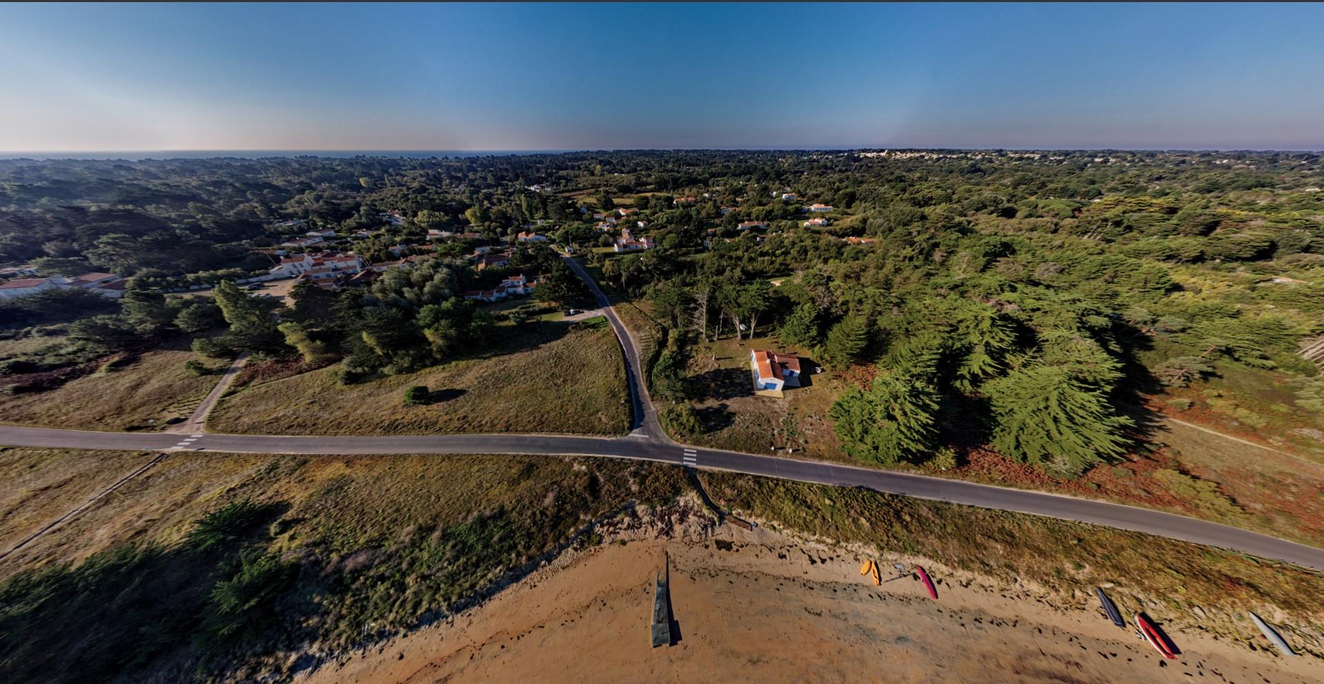 Vue aérienne du Marais Salé