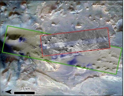 Figure 3 :Taille d'une image CaSSIS