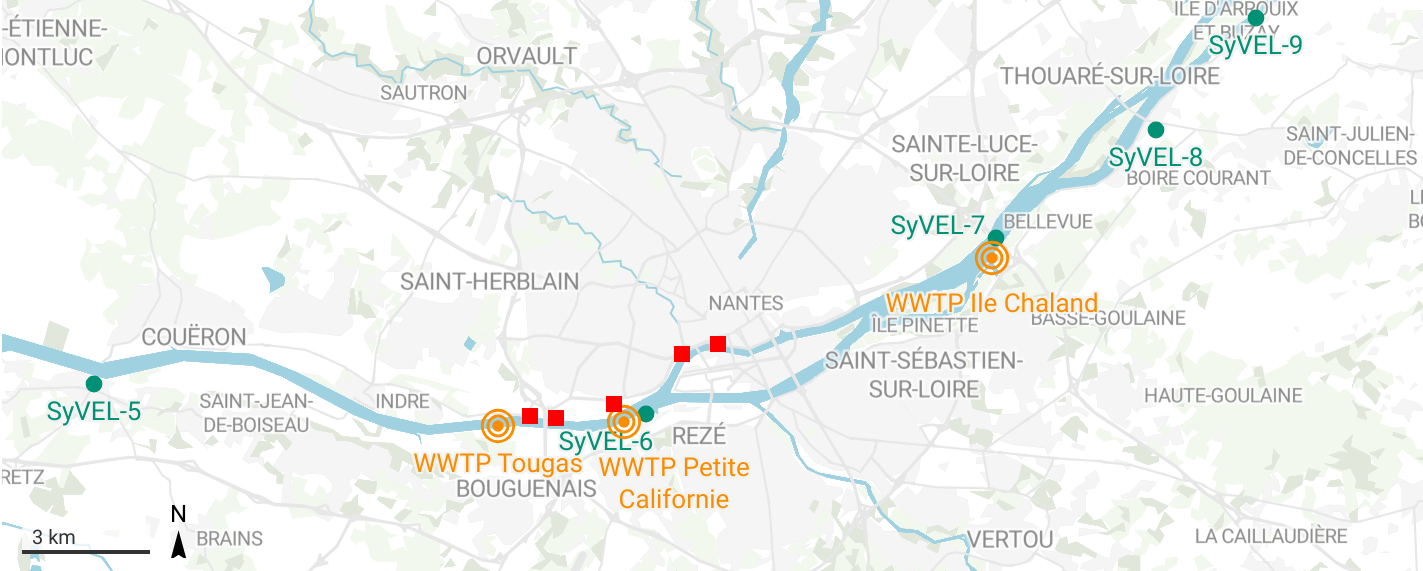 Map of the Esturary of the Loire