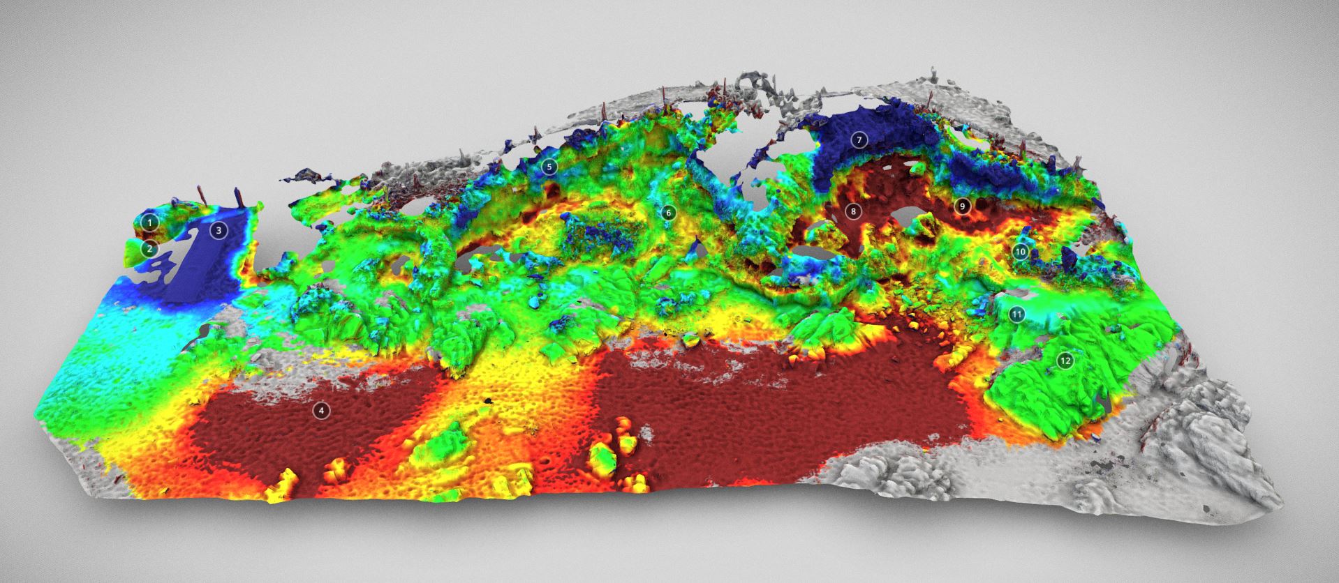 Modèle 3D de comparaison 2021 Ker Châlon